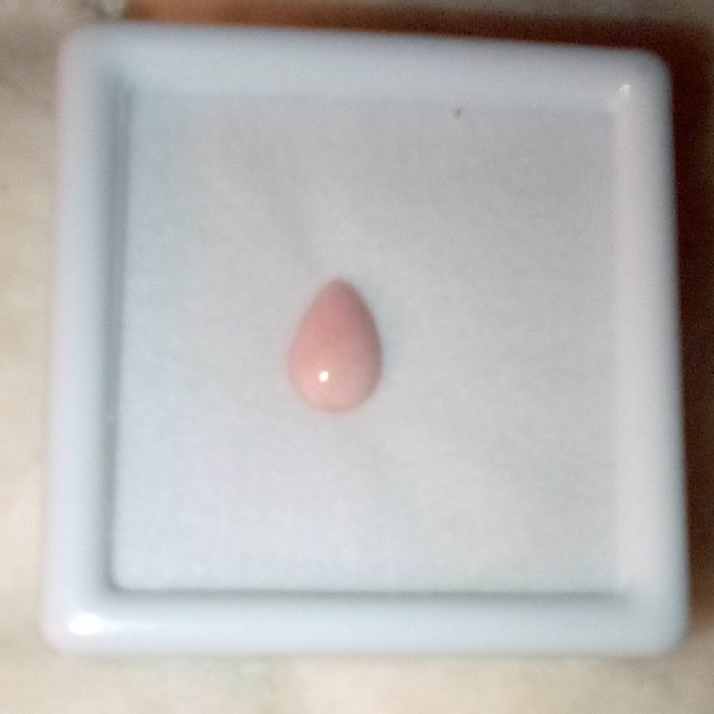 Pink Teardrop Gemstone